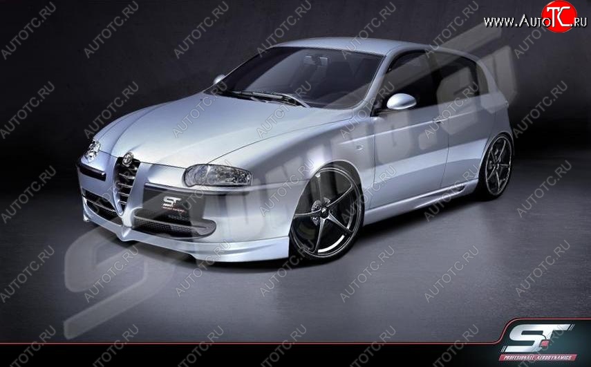 13 299 р. Накладка на передний бампер ST Alfa Romeo 145 930A дорестайлинг (1994-1999)  с доставкой в г. Москва