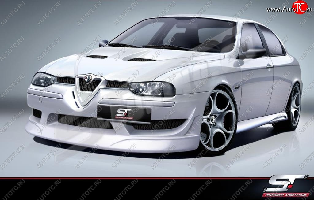 28 999 р. Передний бампер ST Alfa Romeo 156 932 дорестайлинг, седан (1996-2002)  с доставкой в г. Москва