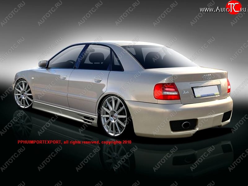 25 899 р. Задний бампер К1 Audi A4 B5 8D2 седан 1-ый рестайлинг (1996-1998)  с доставкой в г. Москва