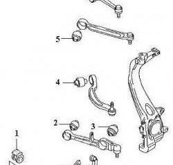 1 299 р. Полиуретановый сайлентблок верхних рычагов передней подвески Точка Опоры Audi A6 C5 дорестайлинг, седан (1997-2001)  с доставкой в г. Москва. Увеличить фотографию 2