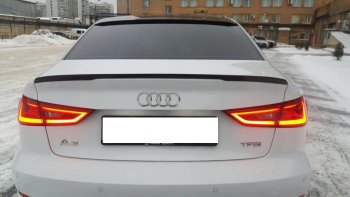 3 399 р. Лип спойлер АВТОКРАТ Audi A3 8VS седан дорестайлинг (2012-2016) (Неокрашенный)  с доставкой в г. Москва. Увеличить фотографию 7