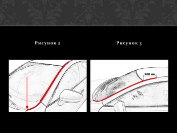 1 849 р. Водостоки лобового стекла Стрелка 11 Audi A3 8VS седан дорестайлинг (2012-2016)  с доставкой в г. Москва. Увеличить фотографию 1