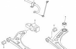 449 р. Полиуретановая втулка стабилизатора задней подвески Точка Опоры  Audi A3 (8P1 хэтчбэк 3 дв.,  8PA хэтчбэк 5 дв.), A8 (D4), Seat Alhambra (7N), Altea (5P), Toledo (универсал), Skoda Octavia (A5), Superb (B6 (3T),  B6 (3T5),  (B6) 3T), Yeti, Volkswagen Eos, Golf (7), Jetta (A5), Tiguan (NF)  с доставкой в г. Москва. Увеличить фотографию 2