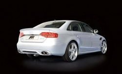 19 899 р. Накладка на задний бампер ABT Audi A4 B8 дорестайлинг, седан (2007-2011)  с доставкой в г. Москва. Увеличить фотографию 2