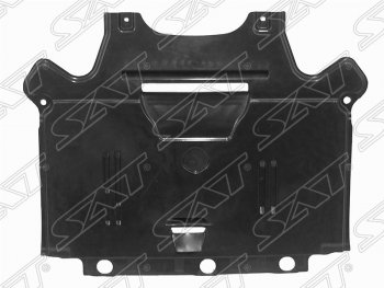 2 689 р. Защита двигателя SAT (задняя часть) Audi A4 B8 дорестайлинг, универсал (2007-2011) (Задняя часть)  с доставкой в г. Москва. Увеличить фотографию 1