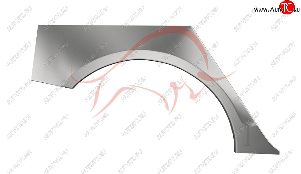 2 189 р. Правая задняя ремонтная арка (внешняя) Wisentbull  Audi A4  B8 (2007-2015) дорестайлинг, седан, дорестайлинг, универсал, рестайлинг, седан, рестайлинг, универсал  с доставкой в г. Москва