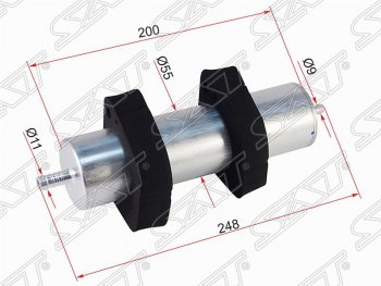 1 359 р. Топливный фильтр SAT (A4 / A5 2.0 / 3.0TDi 07- / A6 / A7 2.0 / 3.0 11-14 / A8 3.0 / 4.2 10- / Q5 2.0 / 3.0 08- / Q7 3.0)  Audi A4 (B8,  B9), A5 (8T,  F5), A6 (C7), A7 (4G), A8 (D4), Q5 (8R,  FY), Q7 (4L)  с доставкой в г. Москва. Увеличить фотографию 1