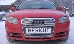 5 299 р. Декоративная вставка решетки радиатора Berkut  Audi A4  B7 (2004-2008) седан  с доставкой в г. Москва. Увеличить фотографию 1