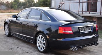 Лип спойлер Racing Audi A6 C6 дорестайлинг, седан (2004-2008)