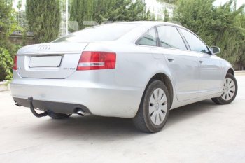 42 749 р. Фаркоп Aragon. (шар V)  Audi A6  C6 (2004-2008) дорестайлинг, седан  с доставкой в г. Москва. Увеличить фотографию 2