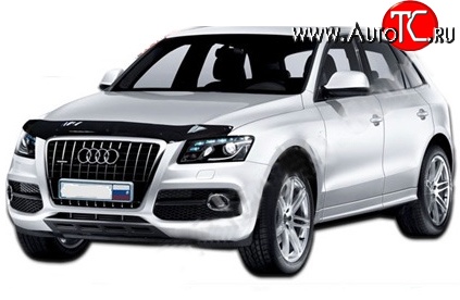 639 р. Дефлектор капота NovLine Audi Q5 8R дорестайлинг (2008-2012)  с доставкой в г. Москва