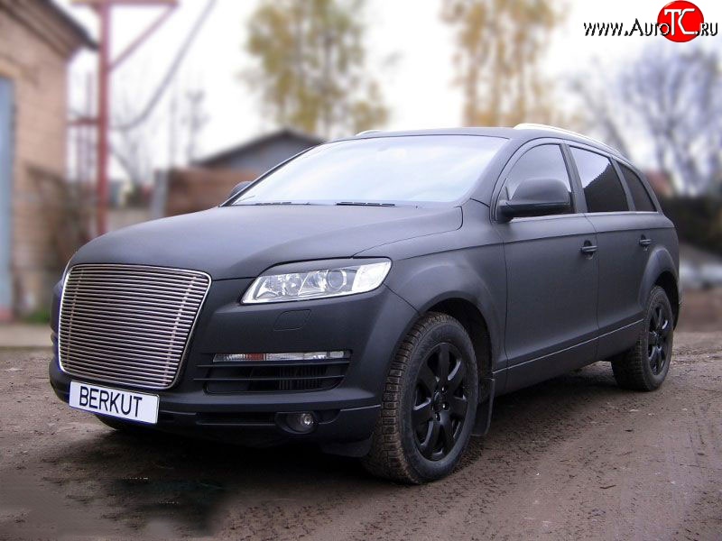 7 299 р. Декоративная вставка воздухозаборника Berkut  Audi Q7  4L (2005-2009) дорестайлинг  с доставкой в г. Москва