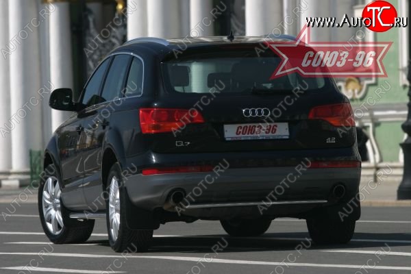 13 184 р. Защита заднего бампера Souz-96 (d 42)  Audi Q7  4L (2005-2009) дорестайлинг  с доставкой в г. Москва