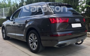 22 699 р. Фаркоп Aragon Audi Q7 4L дорестайлинг (2005-2009) (тип шара: V)  с доставкой в г. Москва. Увеличить фотографию 3