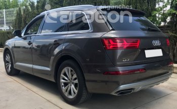 22 699 р. Фаркоп Aragon Audi Q7 4L дорестайлинг (2005-2009) (тип шара: V)  с доставкой в г. Москва. Увеличить фотографию 4