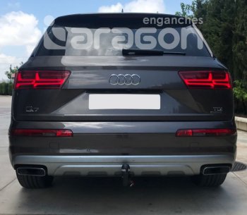 22 699 р. Фаркоп Aragon  Audi Q7  4L - Q8  4MN (тип шара: V)  с доставкой в г. Москва. Увеличить фотографию 5