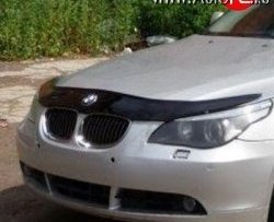 2 699 р. Дефлектор капота NovLine BMW 5 серия E60 седан дорестайлинг (2003-2007)  с доставкой в г. Москва. Увеличить фотографию 1