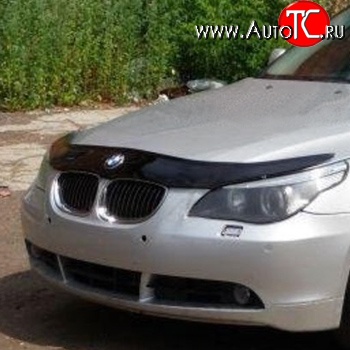 5 079 р. Дефлектор капота NovLine  BMW 5 серия  E60 (2003-2007) седан дорестайлинг  с доставкой в г. Москва