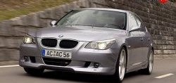 4 999 р. Накладка AC Schnitzer на передний бампер BMW 5 серия E60 седан дорестайлинг (2003-2007)  с доставкой в г. Москва. Увеличить фотографию 1