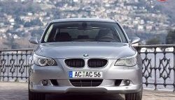 4 999 р. Накладка AC Schnitzer на передний бампер BMW 5 серия E60 седан дорестайлинг (2003-2007)  с доставкой в г. Москва. Увеличить фотографию 2