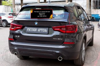 569 р. Накладки задних фонарей RA BMW X3 G01 дорестайлинг (2017-2021) (Неокрашенные)  с доставкой в г. Москва. Увеличить фотографию 5