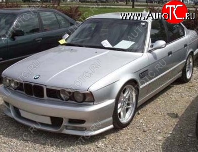 1 649 р. Реснички на фары CT v2 BMW 5 серия E34 седан дорестайлинг (1988-1994) (Неокрашенные)  с доставкой в г. Москва