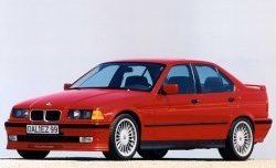 Накладка на передний бампер Alpina BMW 3 серия E36 седан (1990-2000)