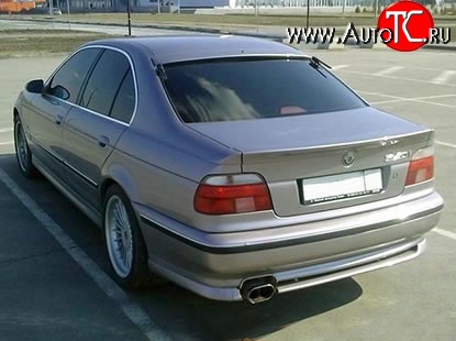 7 499 р. Накладка на задний бампер AC Schnitzer BMW 5 серия E39 седан рестайлинг (2000-2003) (Неокрашенная)  с доставкой в г. Москва