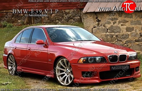 7 299 р. Передний бампер Neodesign BMW 5 серия E39 седан дорестайлинг (1995-2000)  с доставкой в г. Москва