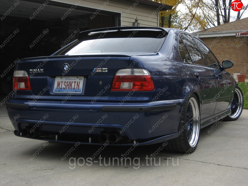 2 499 р. Лип спойлер M5 TECH BMW 5 серия E39 седан дорестайлинг (1995-2000) (Неокрашенный)  с доставкой в г. Москва