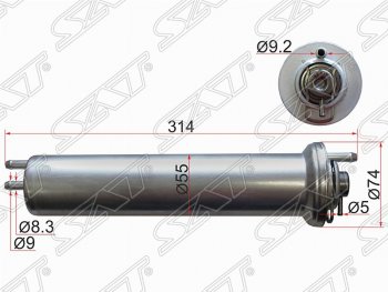Топливный фильтр SAT BMW 5 серия E39 седан дорестайлинг (1995-2000)