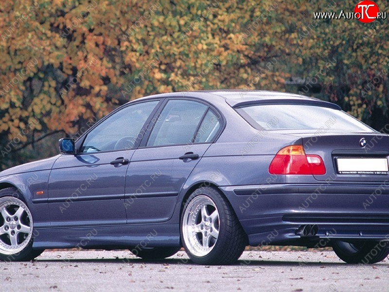 2 499 р. Козырёк на заднее стекло M3 Style BMW 3 серия E46 седан дорестайлинг (1998-2001) (Неокрашенный)  с доставкой в г. Москва