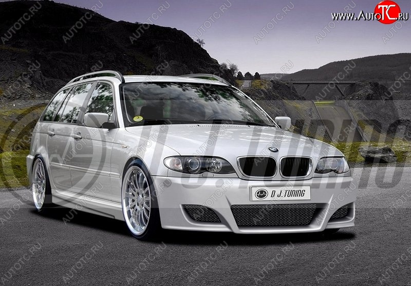 25 899 р. Передний бампер D.J. BMW 3 серия E46 седан дорестайлинг (1998-2001)  с доставкой в г. Москва