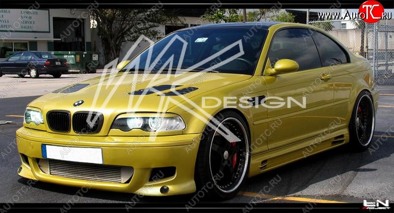 25 899 р. Передний бампер Kersher BMW 3 серия E46 седан дорестайлинг (1998-2001)  с доставкой в г. Москва