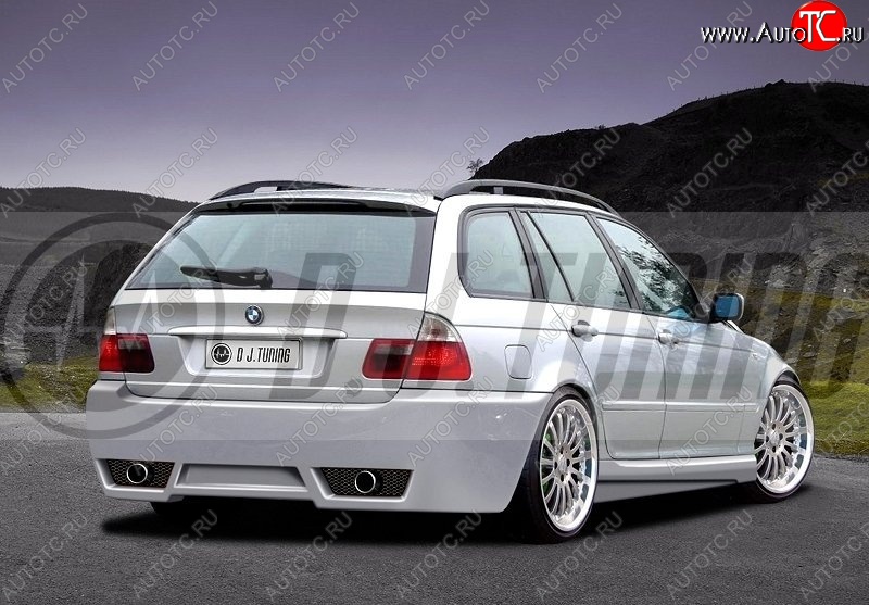 25 899 р. Задний бампер (универсал) D.J. BMW 3 серия E46 седан дорестайлинг (1998-2001)  с доставкой в г. Москва