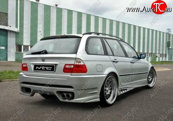 25 899 р. Задний бампер (универсал) NTC BMW 3 серия E46 седан дорестайлинг (1998-2001)  с доставкой в г. Москва