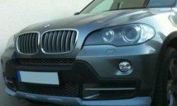 8 999 р. Накладка на передний бампер CT BMW X5 E53 дорестайлинг (1999-2003) (Неокрашенная)  с доставкой в г. Москва. Увеличить фотографию 2