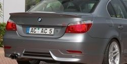 4 999 р. Накладка AC Schnitzer на задний бампер  BMW 5 серия  E60 (2003-2007) седан дорестайлинг  с доставкой в г. Москва. Увеличить фотографию 2