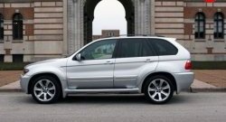 13 999 р. Пороги накладки с расширителями арок Aero BMW X5 E53 рестайлинг (2003-2006)  с доставкой в г. Москва. Увеличить фотографию 3