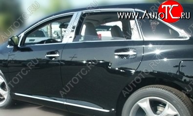 41 799 р. Накладки на стойки дверей СТ BMW X5 E70 дорестайлинг (2006-2010) (Неокрашенные)  с доставкой в г. Москва