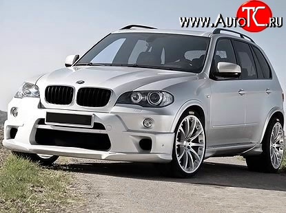 21 499 р. Передний бампер Hartge Style BMW X5 E70 дорестайлинг (2006-2010) (Неокрашенный)  с доставкой в г. Москва