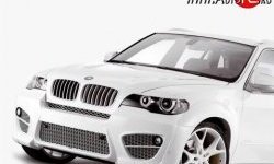 869 р. Реснички на фары M-VRS BMW X5 E70 дорестайлинг (2006-2010) (Неокрашенные)  с доставкой в г. Москва. Увеличить фотографию 2