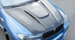 32 249 р. Пластиковый капот Hamman Style BMW X6 E71 дорестайлинг (2008-2012) (Неокрашенный)  с доставкой в г. Москва. Увеличить фотографию 3