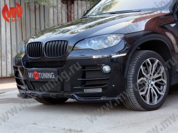 30 999 р. Передний бампер Hamann Style  BMW X6  E71 (2008-2014) дорестайлинг, рестайлинг (Неокрашенный)  с доставкой в г. Москва. Увеличить фотографию 3