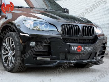 30 999 р. Передний бампер Hamann Style  BMW X6  E71 (2008-2014) дорестайлинг, рестайлинг (Неокрашенный)  с доставкой в г. Москва. Увеличить фотографию 1