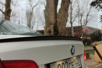 2 799 р. Лип спойлер  3 серия E92 (04-11) АВТОКРАТ BMW 3 серия E90 седан дорестайлинг (2004-2008) (Неокрашенный)  с доставкой в г. Москва. Увеличить фотографию 3