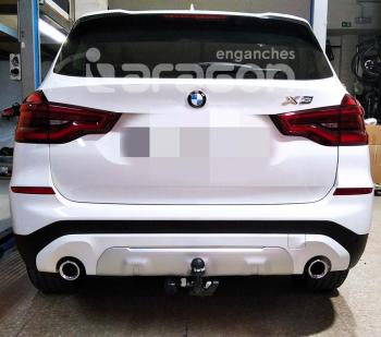 22 699 р. Фаркоп Aragon BMW iX3 G08 рестайлинг (2021-2024) (тип шара S (горизонтальный, легкосъемный))  с доставкой в г. Москва. Увеличить фотографию 1