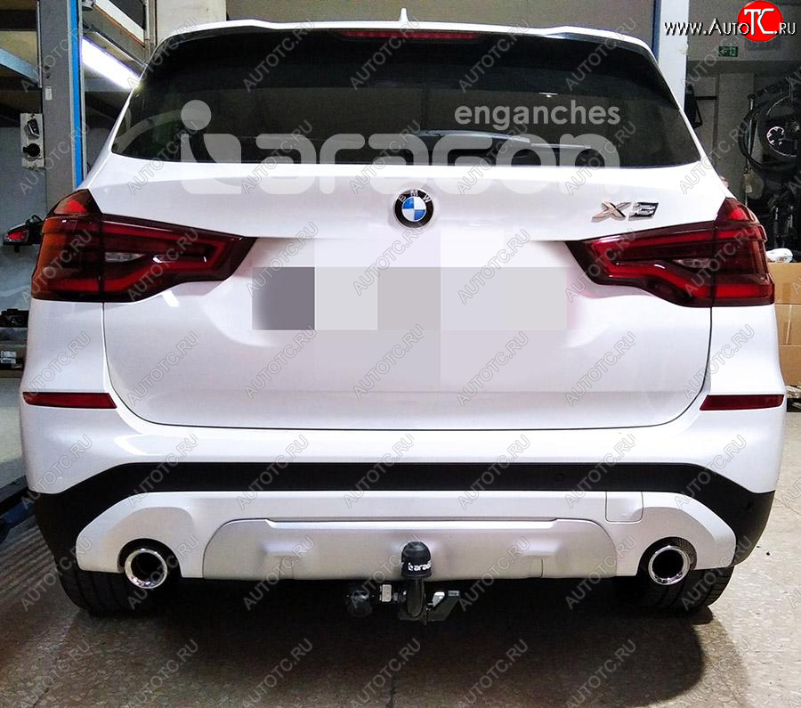 22 699 р. Фаркоп Aragon BMW iX3 G08 рестайлинг (2021-2024) (тип шара S (горизонтальный, легкосъемный))  с доставкой в г. Москва