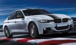 22 199 р. Пороги накладки M-performance BMW 3 серия F30 седан дорестайлинг (2012-2015) (Неокрашенные)  с доставкой в г. Москва. Увеличить фотографию 3