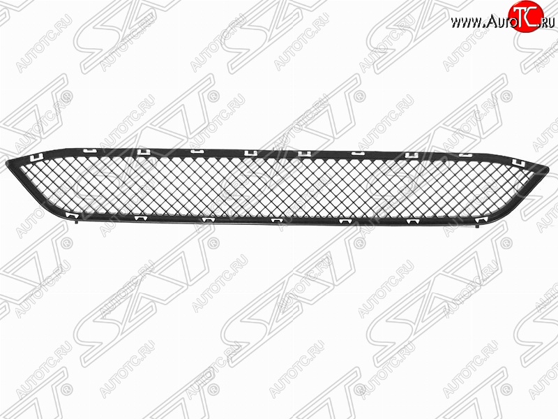 2 249 р. Решётка в передний бампер SAT (центр, рестайлинг) BMW X1 E84 (2009-2015)  с доставкой в г. Москва